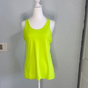 Nike Neon Yellow Women's Racerback Tank Top